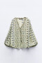Фото #6 товара Блуза в стиле бохо с блестящей нитью и воланами ZARA