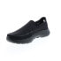 Фото #4 товара Skechers Go Walk 6 Orva 216200 Mens Black Canvas Lifestyle Sneakers Shoes 11