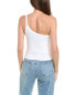 Atm Anthony Thomas Melillo Rib One Shoulder Top Women's White Xs