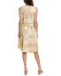 Фото #3 товара Lafayette 148 New York Fit-And-Flare Linen-Blend Dress Women's