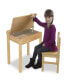 Фото #3 товара Wooden Lift-Top Desk & Chair - Honey