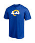 Фото #4 товара Men's Aaron Donald Royal Los Angeles Rams Player Icon Name and Number T-shirt