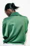 Фото #6 товара Куртка из атласа с накладками ZARA