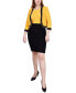 ფოტო #12 პროდუქტის Missy 3/4 Sleeve Textured Knit 2 Piece Dress Set