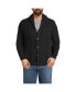 ფოტო #1 პროდუქტის Big & Tall Cotton Blend Cable Shawl Cardigan Sweater