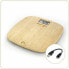 Фото #2 товара Напольные весы Little Balance Digital Bathroom Green Power USB Energy Bamboo 30 x 30 см