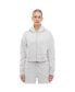 Фото #1 товара Women's Whitley Eco-Fleece Cropped Zip Hoodie - BLEH10502