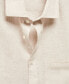 Men's 100% Linen Regular-Fit Shirt