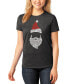 ფოტო #1 პროდუქტის Women's Santa Claus Premium Blend Word Art T-shirt