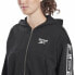 Фото #5 товара Женская спортивная куртка Reebok Tape Pack Full Zip Чёрный