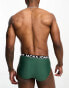 Jack & Jones Intelligence double waistband swimming trunks in green