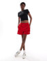 HUGO Red cropped baby t-shirt in black