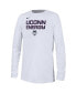 ფოტო #3 პროდუქტის Big Boys White UConn Huskies 2024 On-Court Bench Energy T-shirt