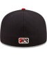 ფოტო #4 პროდუქტის Men's Navy Columbus Clippers Authentic Collection 59FIFTY Fitted Hat