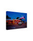 Фото #2 товара American School Blueswallow Motel Canvas Art - 37" x 49"