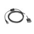 Фото #2 товара Zebra RS232 Cable for cradle Host - Black