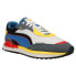 Фото #2 товара Puma City Rider Lace Up Mens Grey Sneakers Casual Shoes 38204413