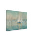 Фото #2 товара Danhui Nai Sailboats at Sunrise Canvas Art - 36.5" x 48"