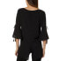 Status By Chenault Women's Black Bell Tie Tunic Women's Size S