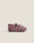 Фото #2 товара Floral print fabric children's booties