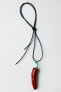 Фото #7 товара Цепочка-шнурок с подвеской «чили» ZARA