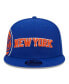 Фото #3 товара Men's Blue New York Knicks Side Logo 9FIFTY Snapback Hat