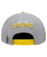 Фото #4 товара Men's Gray, Gold Boston Bruins Classic Logo Snapback Hat