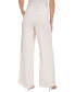 ფოტო #2 პროდუქტის Women's Drapey Organza Belted Wide-Leg Pants