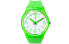 Фото #1 товара Часы и аксессуары Swatch Originals GG226GG226 39.2мм, зеленый表盘, пластиковый корпус, силиконовый ремень