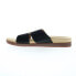 Фото #3 товара Spenco Twilight Woven Slide SP1122BLK Womens Black Slides Sandals Shoes