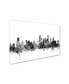 Фото #2 товара Холст с изображением Чикаго Иллинойс, монохромный Trademark Global Michael Tompsett - 22" x 32"
