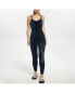 Women's Strappy Jumpsuit with Fitted Leg and Bling