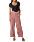 Фото #3 товара Juniors' Rylan Venus Ditsy Wide-Leg Pants