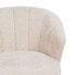 Armchair Cream Natural Rubber wood Foam Fabric 71 x 75 x 76 cm