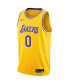 Фото #3 товара Men's Russell Westbrook Gold Los Angeles Lakers 2020/21 Swingman Player Jersey - Icon Edition