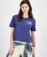 ფოტო #1 პროდუქტის Juniors' Moon Graphic-Print Crewneck Tee