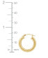 Фото #4 товара Серьги Macy's 14k Gold Hoop 18mm