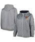 ფოტო #1 პროდუქტის Women's Heather Charcoal Chicago Bears Plus Size Fleece Full-Zip Hoodie Jacket