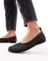 Фото #1 товара & Other Stories mesh ballet flats in black