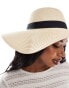 Фото #4 товара ASOS DESIGN straw floppy hat