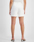 Фото #2 товара Women's Linen-Blend Pleated Shorts, Created for Macy's