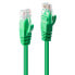 Lindy 0.5m Cat.6 U/UTP Cable - Green - 0.5 m - Cat6 - U/UTP (UTP) - RJ-45 - RJ-45
