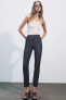 ZW COLLECTION BOOTCUT HIGH-WAIST CROPPED JEANS