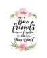 Фото #1 товара True Friends Woodland Grace Series Wood Plaque with Easel, 6" x 9"