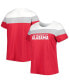 ფოტო #1 პროდუქტის Women's Crimson Alabama Crimson Tide Plus Size Split Body T-shirt