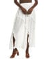 Фото #1 товара Vintage Havana Ruffle Maxi Skirt Women's White M