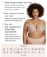 Women's Full Figure Plus Size MagicLift Cotton Wirefree Support Bra 1001