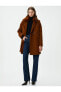 Пальто Koton Oversize Fur Coat