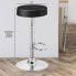 Фото #8 товара Set of 2 Round Bar Stool Adjustable Swivel Pub Chair