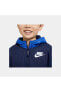 Фото #8 товара Куртка Nike Kids Blue Hooded Polar